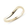 MODERN WAVE RING IN YELLOW GOLD - YELLOW GOLD RINGS - RINGS