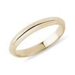 MEN'S YELLOW GOLD HALF-ROUND WEDDING RING - RINGS FOR HIM - WEDDING RINGS