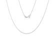 LADIES 45 CM ROLO CHAIN NECKLACE IN WHITE GOLD - GOLD CHAINS - NECKLACES