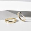 GOLD RING WITH THREE DIAMONDS - WOMEN'S WEDDING RINGS - WEDDING RINGS