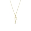 GOLD KEY PENDANT - YELLOW GOLD NECKLACES - NECKLACES