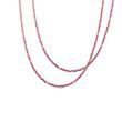 PINK TOURMALINE NECKLACE IN GOLD - MINERAL NECKLACES - NECKLACES