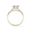 ENGAGEMENT RING WITH 0.8 CT DIAMOND IN YELLOW GOLD - SOLITAIRE ENGAGEMENT RINGS - ENGAGEMENT RINGS