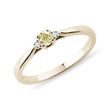 YELLOW DIAMOND ENGAGEMENT RING IN 14K YELLOW GOLD - DIAMOND ENGAGEMENT RINGS - ENGAGEMENT RINGS