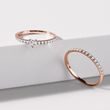 DIAMOND RING IN ROSE GOLD - WOMEN'S WEDDING RINGS - WEDDING RINGS