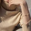 MINIMALIST PEARL BRACELET IN YELLOW GOLD - CUFF BRACELETS - BRACELETS