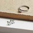 MOISSANIT RING IN WEISSGOLD - RINGE WEISSGOLD - RINGE