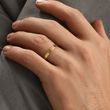 MINIMAL HALF ETERNITY GOLD WEDDING RING SET - YELLOW GOLD WEDDING SETS - WEDDING RINGS