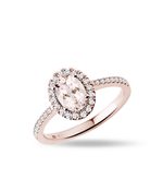 Morganite rings