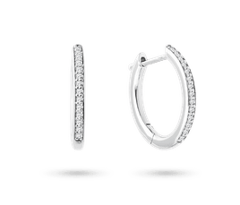 White Gold Earrings