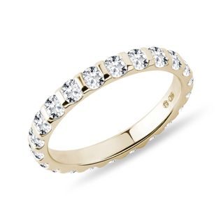 ETERNITY-EHERING MIT DIAMANTEN IN GELBGOLD - TRAURINGE FÜR DAMEN - TRAURINGE