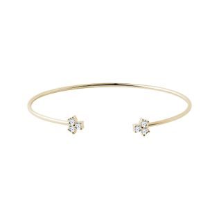 DIAMOND BRACELET IN YELLOW GOLD - FLEXI BRACELETS - BRACELETS