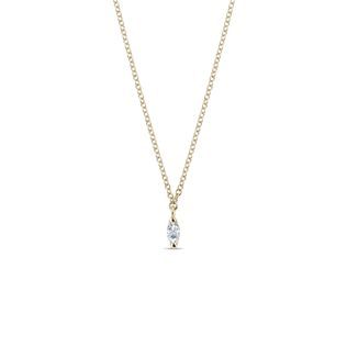 DIAMOND NECKLACE IN 14K YELLOW GOLD - DIAMOND NECKLACES - NECKLACES