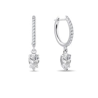 LUX LAB GROWN DIAMOND EARRINGS IN WHITE GOLD - DIAMOND EARRINGS - EARRINGS