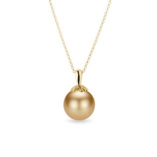 SOUTH SEA PEARL PENDANT IN GOLD - PEARL PENDANTS - PEARL JEWELLERY