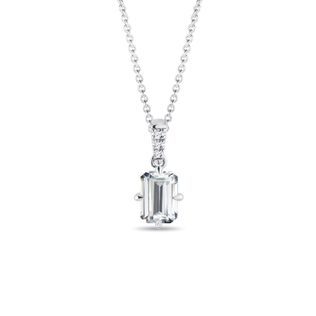 LUX 1CT LAB GROWN DIAMOND NECKLACE IN WHITE GOLD - DIAMOND NECKLACES - NECKLACES