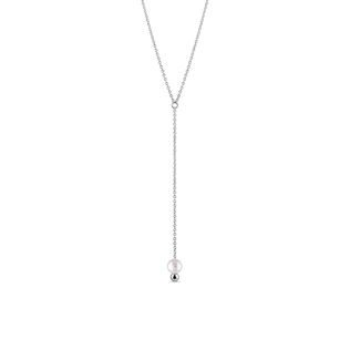 COLLIER ORIGINAL EN OR AVEC PERLE D'EAU DOUCE - PENDENTIFS EN PERLES - PERLES