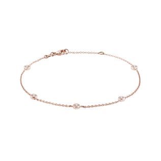 BRACELET EN OR ROSE ET DIAMANT - BRACELETS AVEC DIAMANTS - BRACELETS