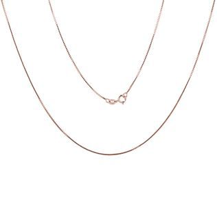 VENETIAN CHAIN IN ROSE GOLD, 42 CM LONG - GOLD CHAINS - NECKLACES