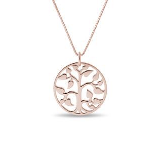 TREE OF LIFE NECKLACE IN ROSE GOLD - ROSE GOLD NECKLACES - NECKLACES