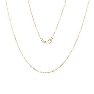 WOMEN'S 60 CM ROLO CHAIN IN 14K YELLOW GOLD - GOLD CHAINS - NECKLACES