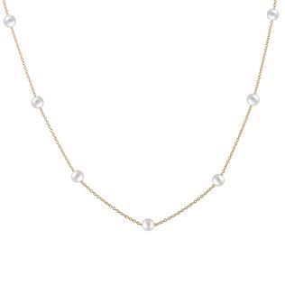 PEARL NECKLACE IN GOLD - PEARL NECKLACES - PEARL JEWELRY