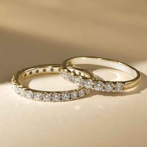 Eternity rings as a celebration of never ending love