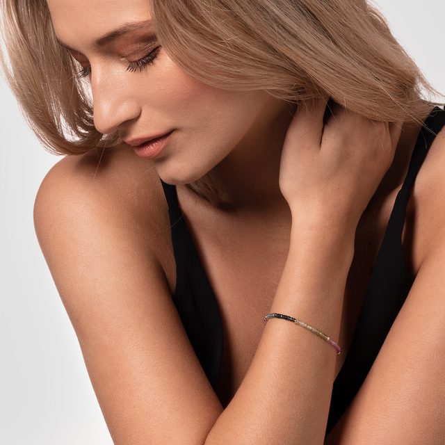 COLORED SAPPHIRE BRACELET - MINERAL BRACELETS - 