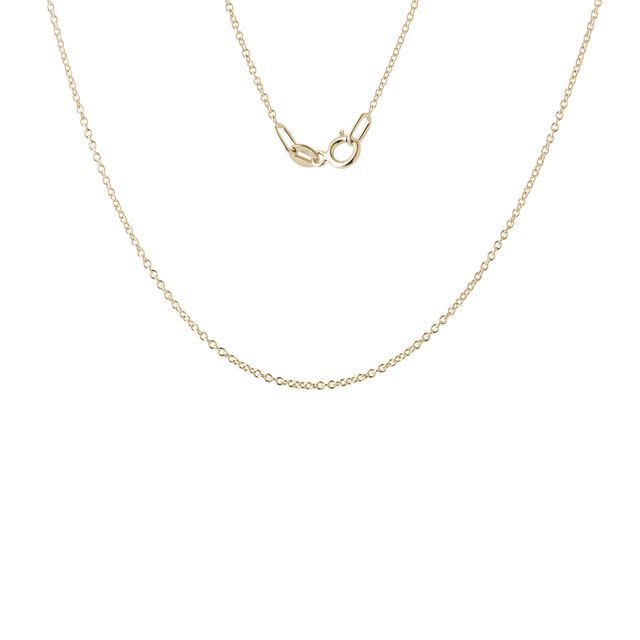 ROLO 25 CHAIN IN GOLD, 42 CM LANG - GOLDKETTEN - KETTEN