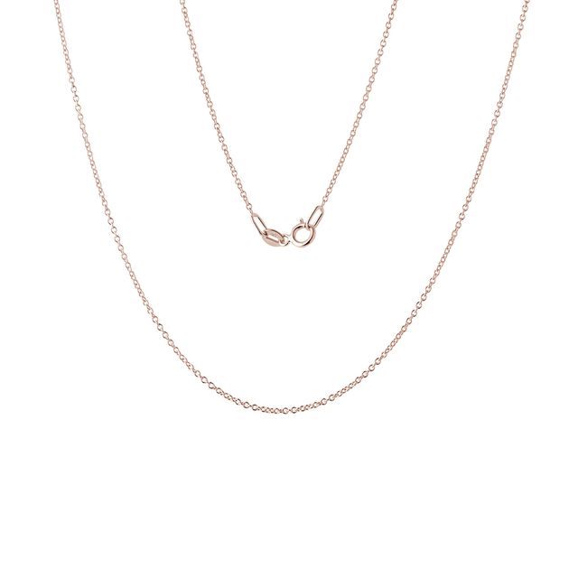 ROSE GOLD LADIES CHAIN 42 CM - GOLD CHAINS - NECKLACES