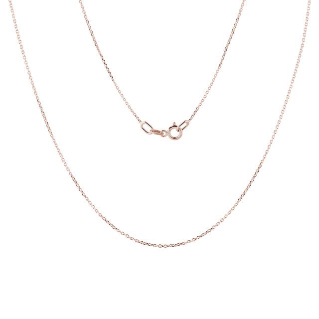 50 CM ROSE GOLD CABLE CHAIN - GOLD CHAINS - NECKLACES