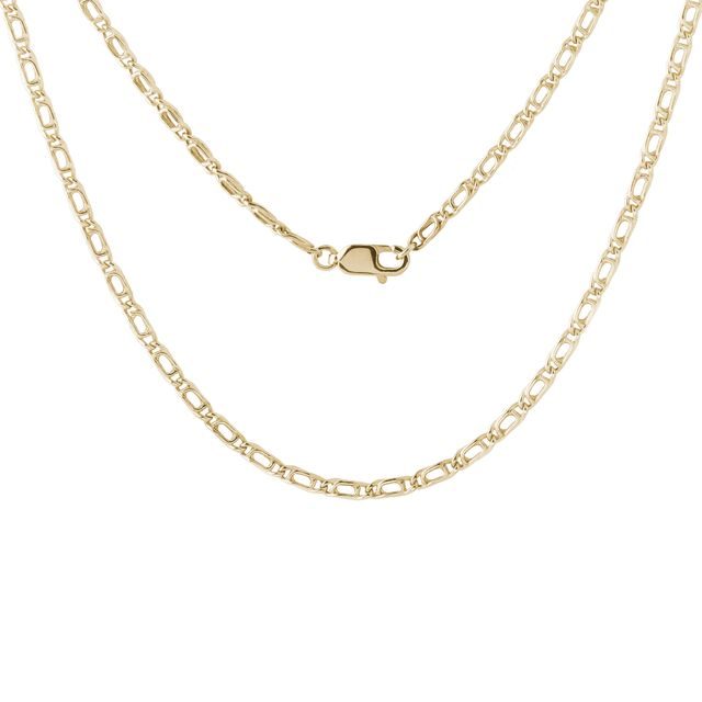 LADIES NECKLACE IN YELLOW GOLD - GOLD CHAINS - NECKLACES