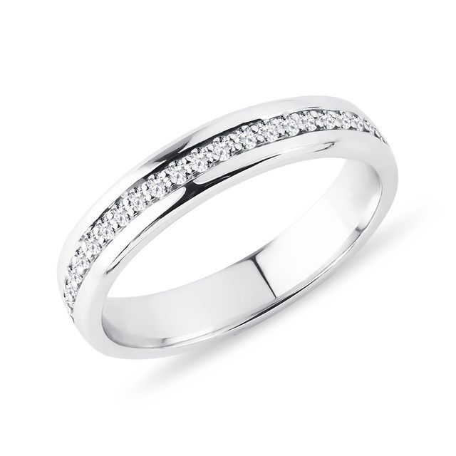 DIAMOND ETERNITY WEDDING RING IN 14K WHITE GOLD - WOMEN'S WEDDING RINGS - WEDDING RINGS