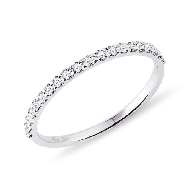 DIAMOND RING IN WHITE GOLD - WOMEN'S WEDDING RINGS - WEDDING RINGS