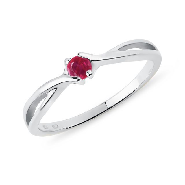 BAGUE EN OR AVEC RUBIS - BAGUES EN RUBIS - BAGUES