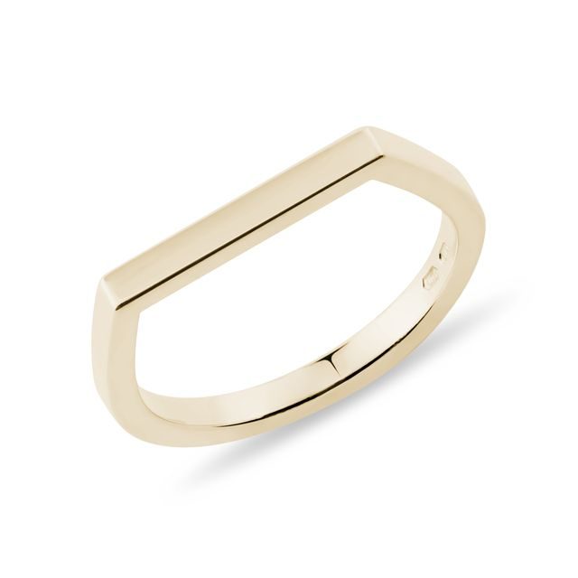 MINIMALISTISCHER KLEINER FINGER RING IN GELBGOLD - RINGE GELBGOLD - RINGE