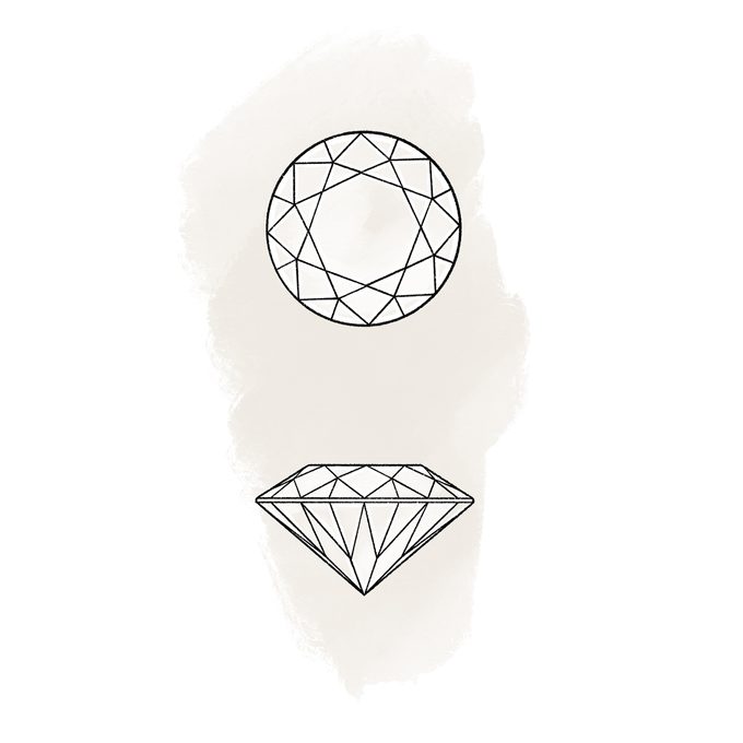 diamant v kulatý brus - KLENOTA