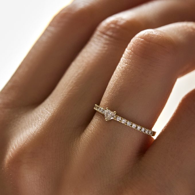 drahokam ve tvaru srdce - KLENOTA