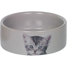 Nobby CUTE keramická miska pro kočky šedá 12x4,5cm/0,25l