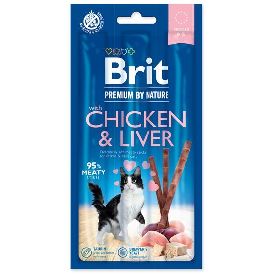 BRIT Premium by Nature Cat Sticks with Chicken & Liver