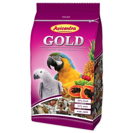 AVICENTRA Gold pro velké papoušky
