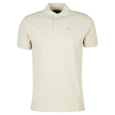 KnowledgeCotton Apparel Linen Polo — Forest Night