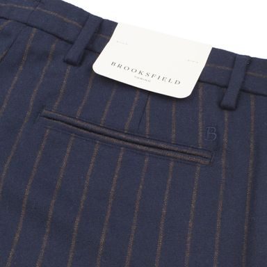 Brooksfield Chino Trousers — Navy