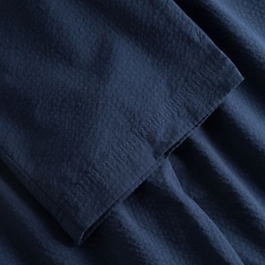 Brooksfield Dean Linen Chinos — Blue Night