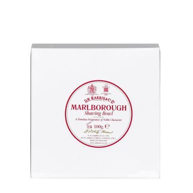 Tmavá dřevěná miska s mýdlem na holení D.R. Harris - Marlborough (100 g)