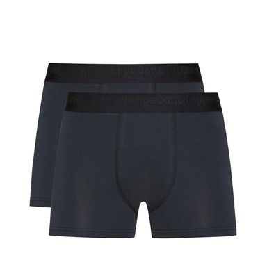 KnowledgeCotton Apparel 2-Pack Underwear — Black Jet
