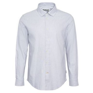 Barbour Linton Tailored Shirt — Classic Navy