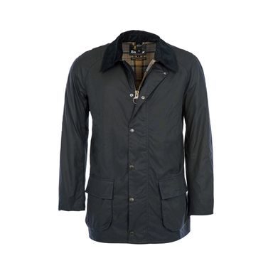 Barbour International SL Waxed Jacket — Black