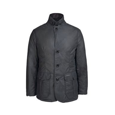 Barbour Winter Lutz Wax Jacket — Grey
