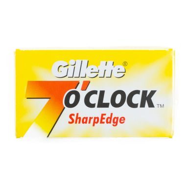 Klasické žiletky na holení - Gillette 7 O'Clock Sharp Edge (5 ks)